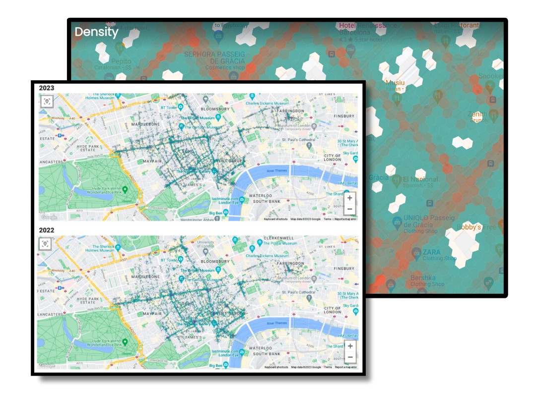 Uncover how visitors move through your locations using mobility analytics